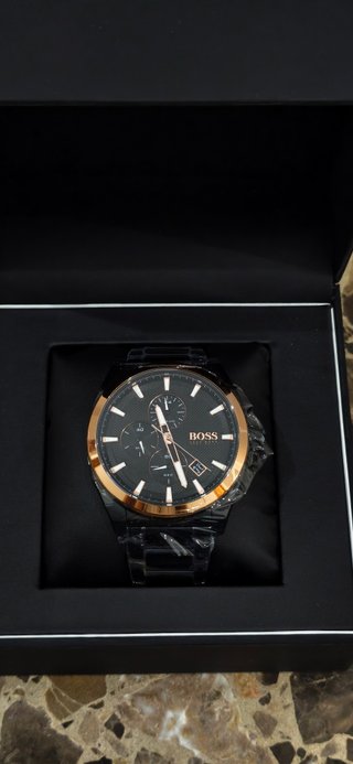 Reloj Hugo Boss Negro y Dorado