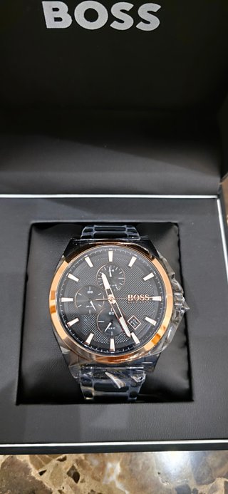 Reloj Hugo Boss Negro y Dorado