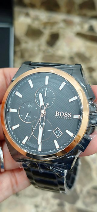 Reloj Hugo Boss Negro y Dorado