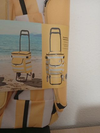 Carro nevera trolley playa