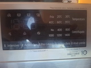 Lavadora LG Inverter DirectDrive 9kg