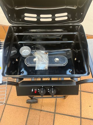 Barbacoa Gas 2 fuegos - Sin usar