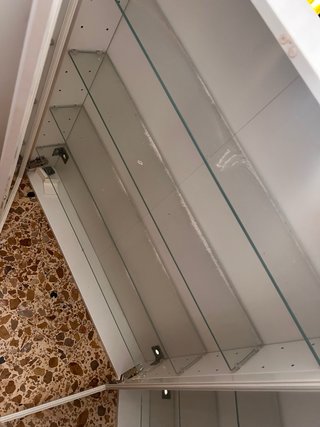Mueble baño metal y madera