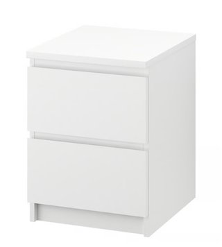 Mesa de Cabeceira Ikea Malm Branca
