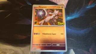Lote 4 Cartas Eevee Charmander Mewtwo Riolu Taro