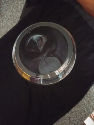 Vaso Barbini Murano in vetro trasparente