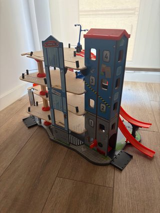 Garaje de madera para niños XL