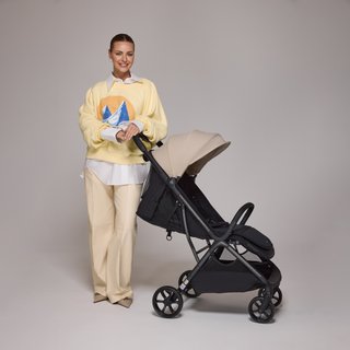 Silla de paseo con colchoneta y cubrepies