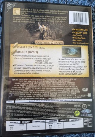 Pack El Señor de los Anillos DVD (3 Películas)