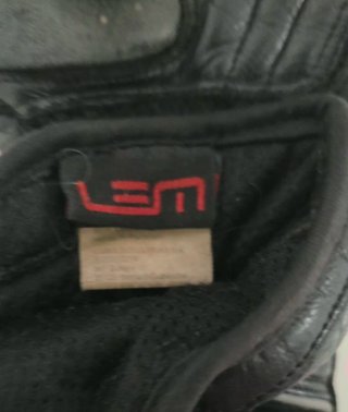 Guantes Moto Verano marca LEM Negros.