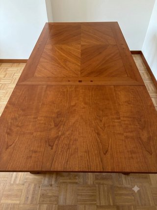 Mesa comedor grande (¡Extensible!)+Juego 6 sillas