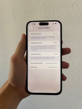 iPhone 15 Pro Max 256GB Gris Titanio | 86% Batería