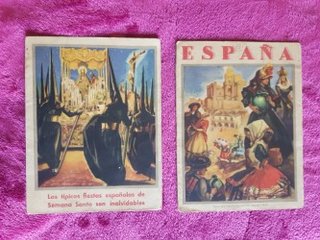 Publicidad antigua lote de folletos y cristal