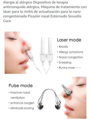 Aparato Terapia Rinitis Alergia Láser