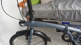 Bicicleta pieghevole Oxylane grigia