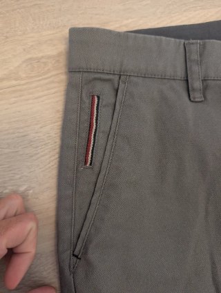 Pantalón elegante gris marengo