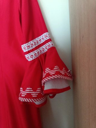 Traje Flamenca Corto Rojo