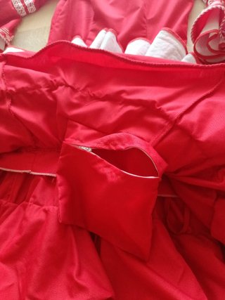 Traje Flamenca Corto Rojo