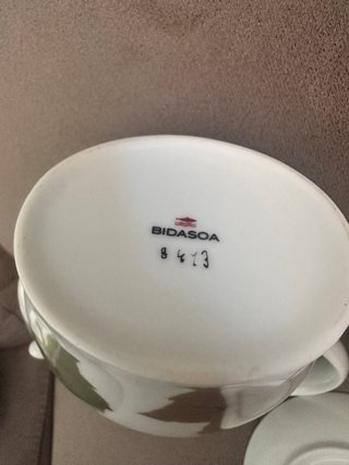 Vajilla Bidasoa Café/Té completa 6 Servicios.