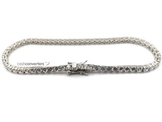 pulsera plata 925mm con piedra con circonita