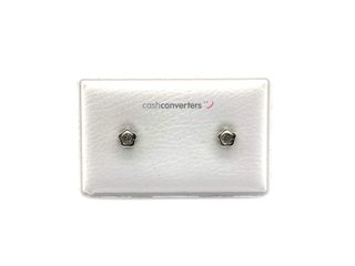 pendientes oro 18k con piedra con circonita