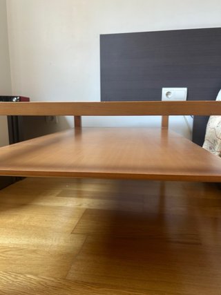 Mesa de centro madera y cristal