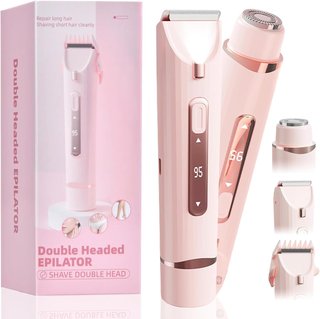 Afeitadora Eléctrica Mujer 2 en 1 Rosa/Blanca