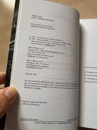 El horror de Dunwich Y otros relatos de los mit...
