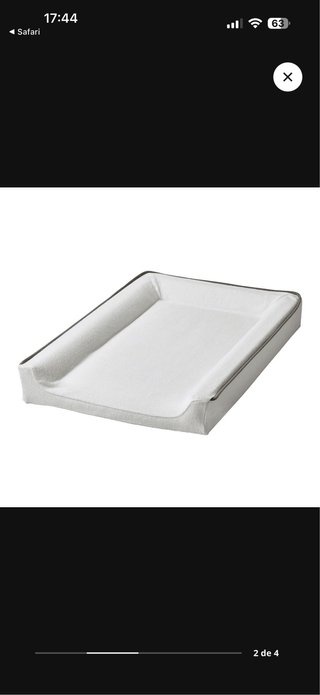 Cambiador Ikea con colchon y fundas