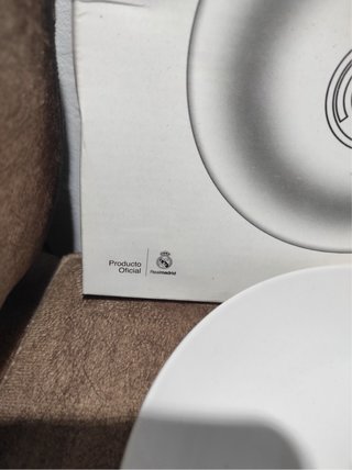 Plato Tostada Real Madrid Colección