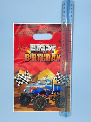 Sacchetti Regalo Monster Truck 10 Pezzi Compleanno