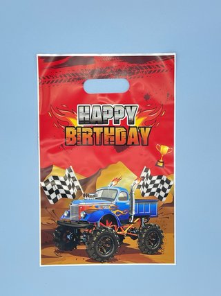 Sacchetti Regalo Monster Truck 10 Pezzi Compleanno
