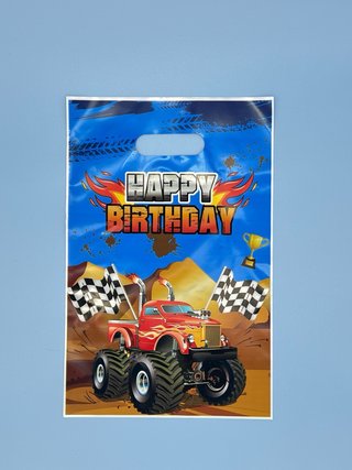 Sacchetti Regalo Monster Truck 10 Pezzi Compleanno