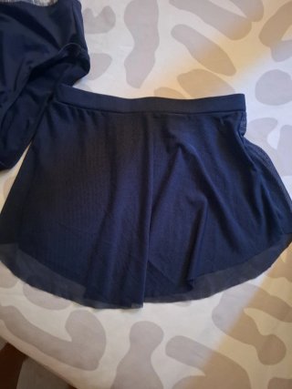 Maillot y falda patinaje/danza