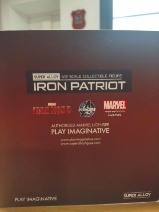 Iron Patriot 1/12 Super Alloy, Marvel Figura