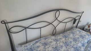 Letto Fol-Lux in metallo e legno