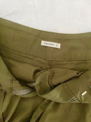 Pantaloncini cargo verdi