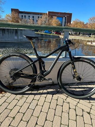 Bicicleta Doble Carbono Montaña