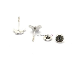 pendientes plata 925mm