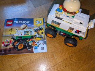 LEGOCreator 3en1 Hamburguesería MonsterTruck(31104
