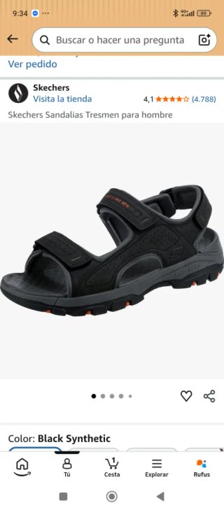 Sandalias Skechers Tresmen Hombre Talla 40
