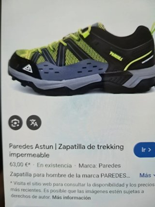Zapatillas Paredes Trekking Senderismo Talla 41