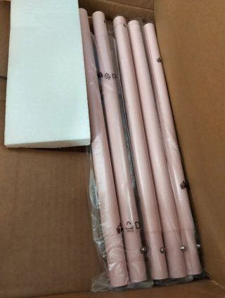 Perchero SONGMICS con Ruedas Rosa Burro