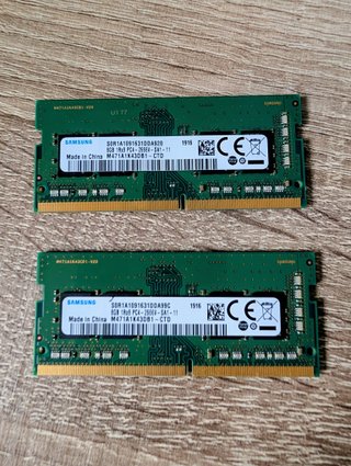 2x 8GB DDR4 Samsung 2666MHz RAM