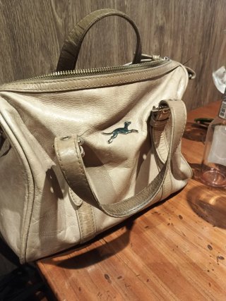 Bolso Longchamp Beige/Gris
