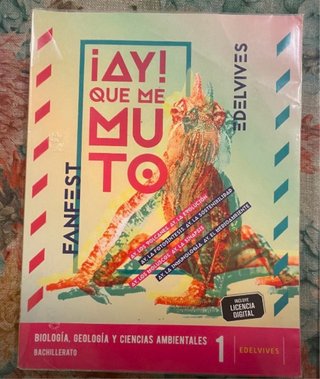 Libros de texto 1 Bachillerato salud EDELVIVES