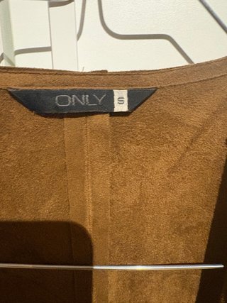 Chaqueta ante marrón con flecos Talla S