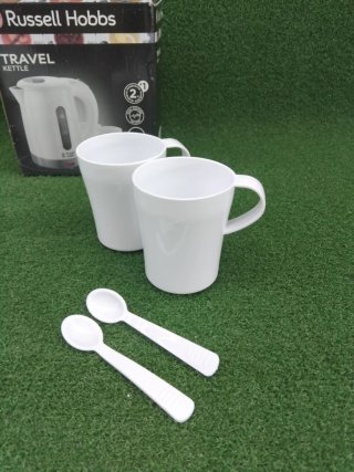Hervidor de viaje Russell Hobbs + 2 tazas