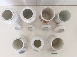 Colección Albarelos Tarros Farmacia porcelana