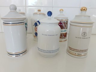 Colección Albarelos Tarros Farmacia porcelana